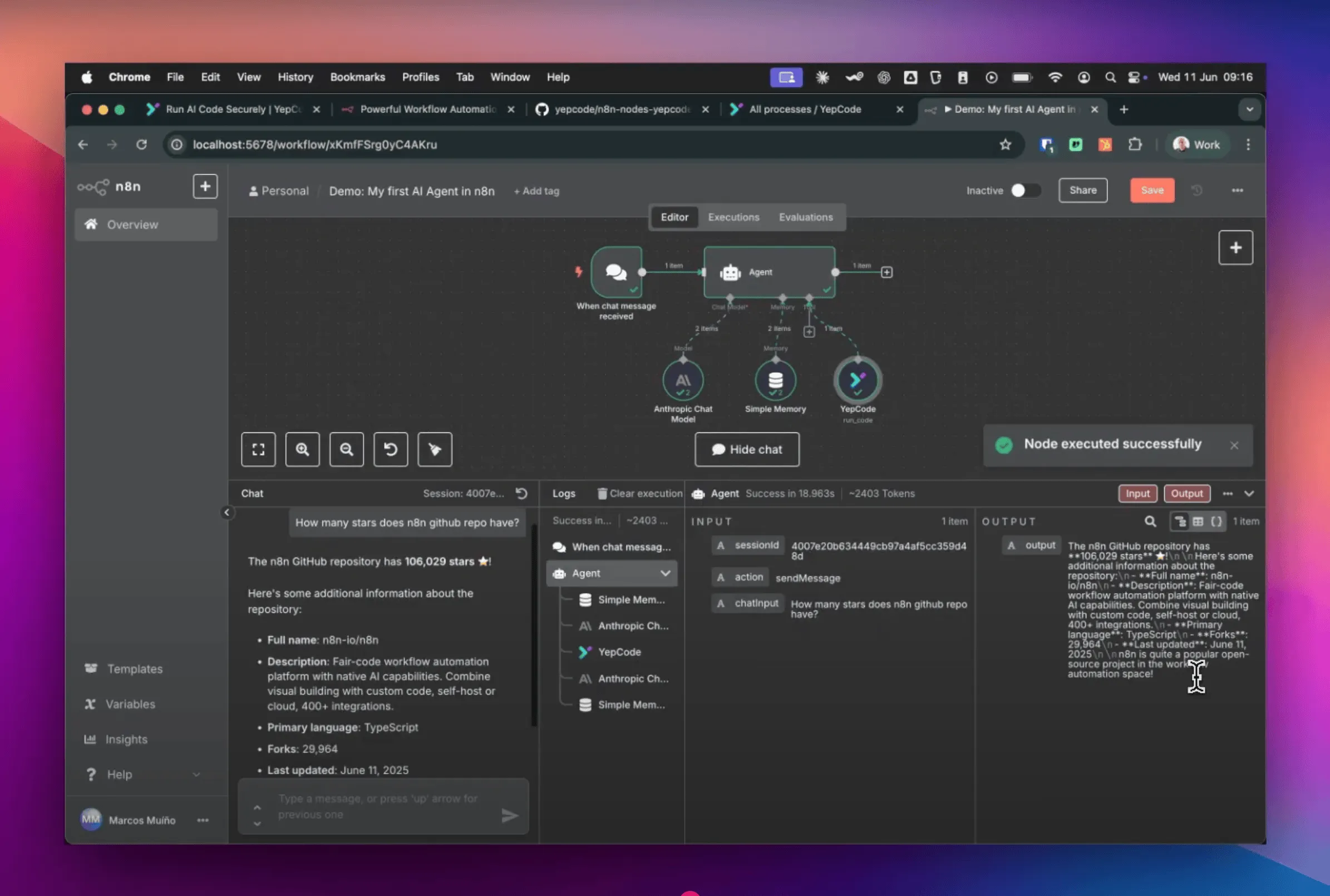 Supercharge Your n8n AI Agents with YepCode: Execute Custom Code and Processes Seamlessly thumbnail image
