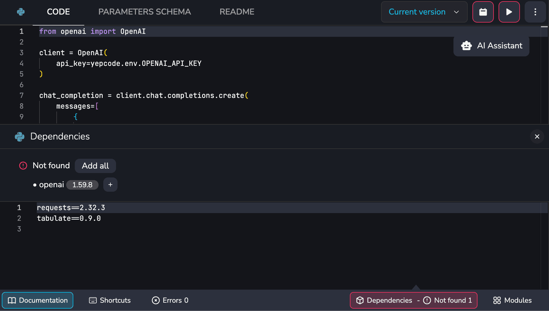 Screenshot